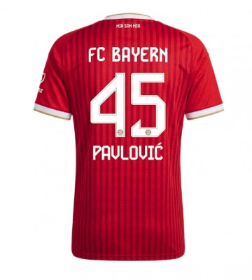 Bayern Munich Aleksandar Pavlovic #45 Replika Hemmatröja Damer 2026-27 Kortärmad